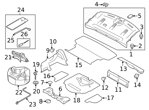 Interior Trim - Rear Body for 2021 Subaru WRX STI #0