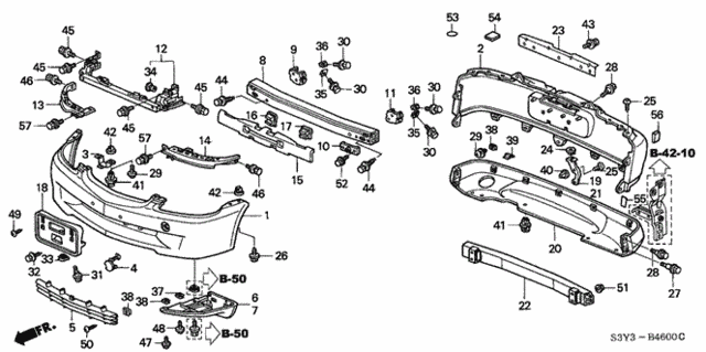 Bumpers for 2000 Honda Insight #0