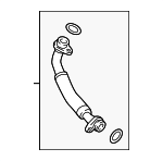 6L145735J - : Oil Line for Audi: A4, A4 allroad, A4 Quattro, A5 Quattro, A5 Sportback, A6, A6 Quattro, A7 Sportback, Q5, Q5 PHEV, Q5 Sportback, Q7 Image