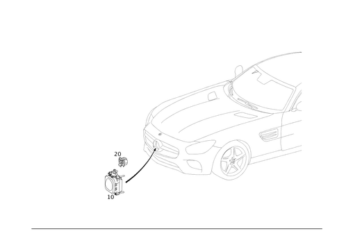 Proximity-Controlled Cruise Control for 2017 Mercedes-Benz AMG GT S #0