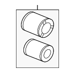 XR810511 - : Disc Brake Caliper Piston for Jaguar: S-Type, Super V8, Vanden Plas, XJ8, XJR Image