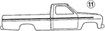 E3TZ1320000BB - Body: Stripe Tape for Ford: F-150, F-250, F-350 Image