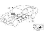 51478187151 - Vehicle Trim: Floor Trim Cover, Front for BMW Image