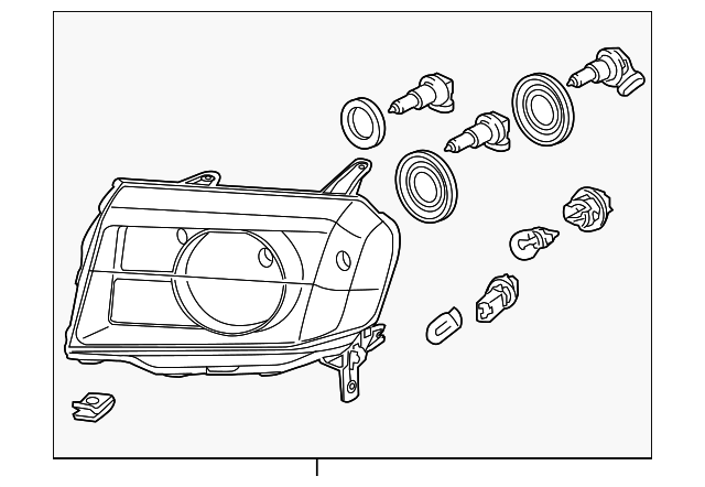 thumbnail image 2 of Chrome Headlight Assembly Pair For Honda Pilot 2012 2013 2014 2015 - Direct Fit Halogen 2 of 2