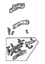 3QF802035A - Body: Apron Assembly for Volkswagen: Atlas, Atlas Cross Sport Image