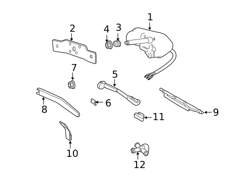Washer Components for 2004 Volvo S40 #0