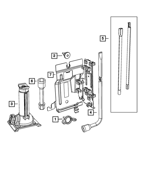 Jack Stowage for 2017 Ram 3500 #2