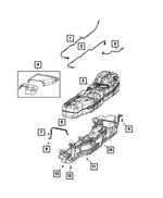 68539662AA - Fuel and Accelerator Pedal: Heat Shield for Mopar Image