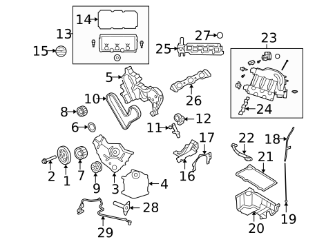 Transmission Components for 2010 Chrysler Sebring #0