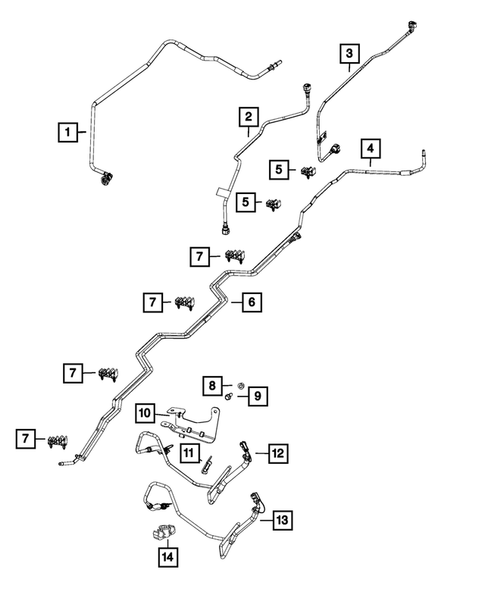Fuel Lines for 2019 Ram 1500 Classic #2