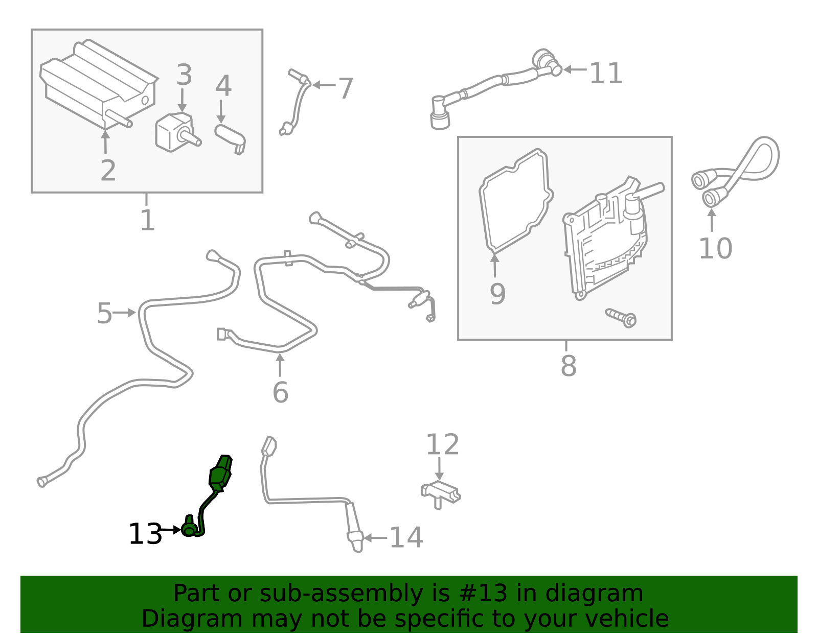 2018-2024 Ford Oxygen Sensor K2GZ-9F472-B | OEM Parts Online