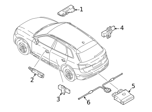 Keyless Entry Components for 2023 Audi Q5 PHEV #0