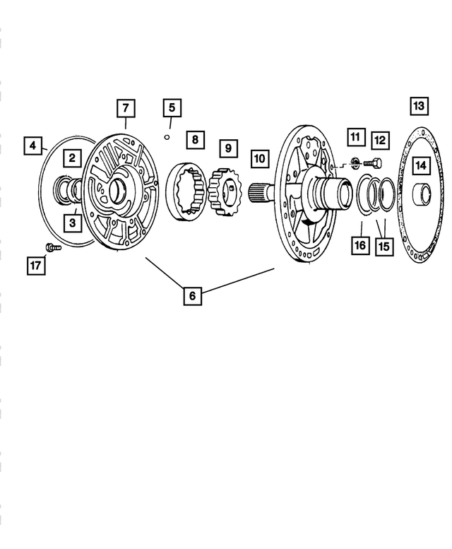 2204709 - Automatic Transmission 3 Speed: Front Pump Housing Seal for Mopar Image