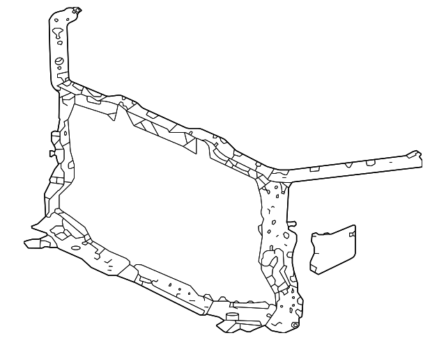 2021-2025 Acura TLX Radiator Support 60400-TGZ-A02ZZ | Acura