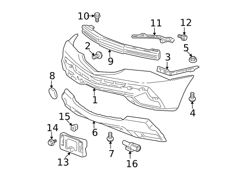 Automatic Temperature Controls for 2007 Acura MDX #1