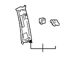 624100C030B0 - Body: Upper Center Pillar Trim for Toyota: Sequoia, Tundra Image