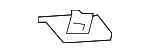 64791TVA305ZZ - Body: Roof Header Panel Bracket for Honda Image