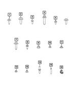 6511480AA - Electrical: Hex Head Bolt for Dodge: Hornet | Fiat: 500X | Jeep: Cherokee, Compass, Renegade Image