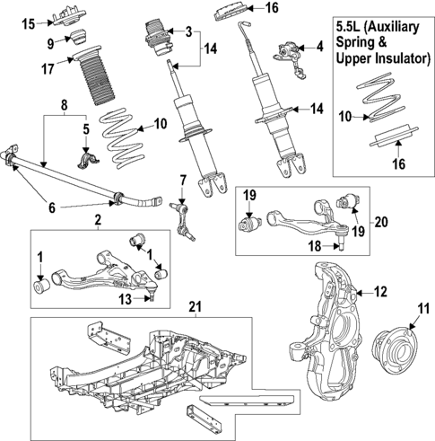 Suspension Components for 2020 Chevrolet Corvette #0
