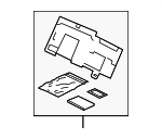 39012SZNA02 - Body: Radio Chassis for Acura: ZDX Image