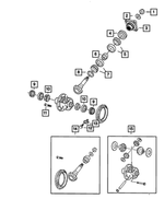 68149239AA - : Pinion Shaft Shim Kit for Ram: 2500, 3500 Image