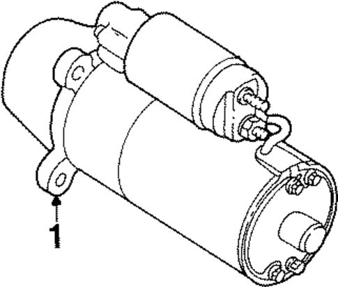 Starter for 2000 Ford Contour #0