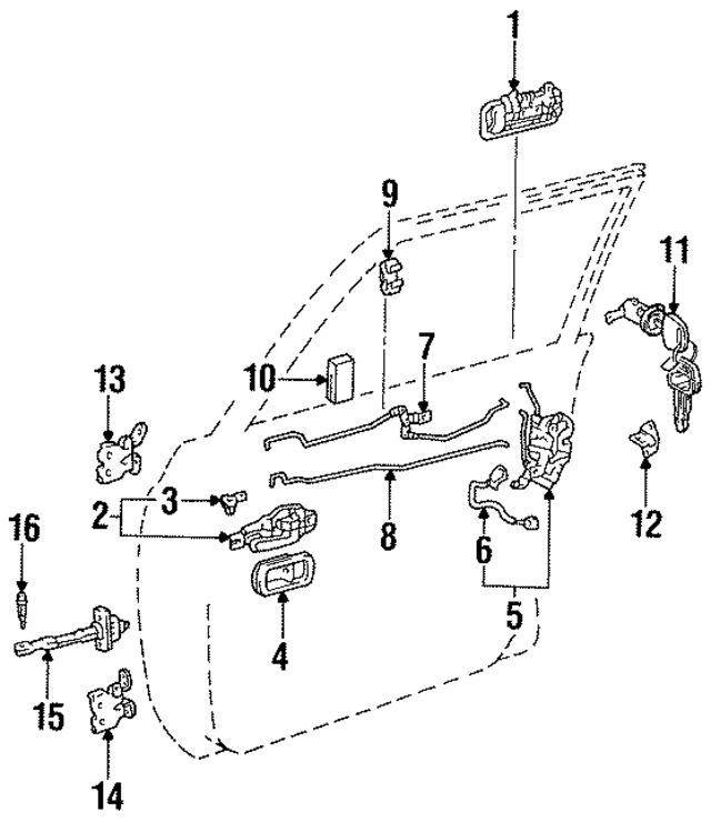 8493160010 - : Control Switch for Toyota Image