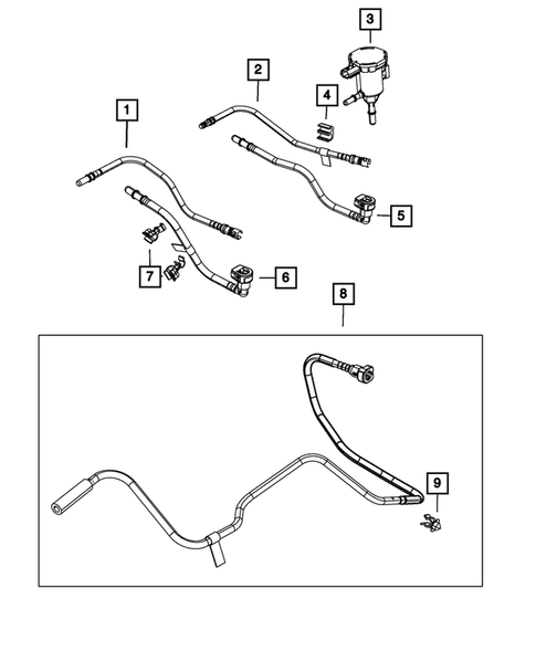 Emission Harness for 2018 Jeep Wrangler JK #0