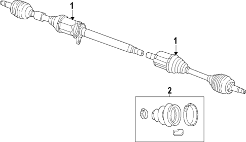 Axle Shafts & Joints for 2016 Chrysler 200 #0