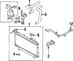B6BF15371B - : Reservoir Assembly Bracket for Mazda: Protege Image