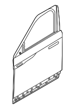 LR091717 - Body: Door Shell for Land Rover: Range Rover Velar Image
