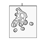 88952000 - : Rear Passenger Side Suspension Knuckle for Cadillac: CTS, SRX, STS Image