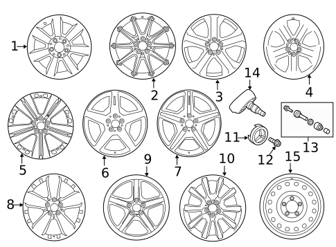 Wheel for 2010 Mercedes-Benz ML450 #0