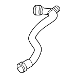 8W0122101BH - Belts &amp; Cooling: Radiator Coolant Hose for Audi Image