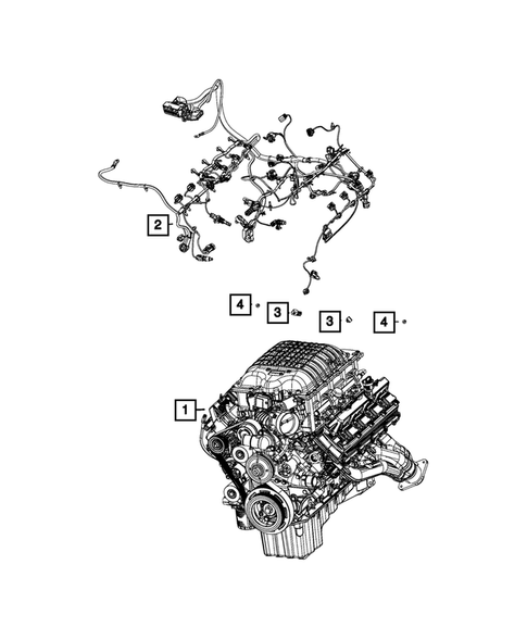 Wiring-Powertrain for 2017 Dodge Challenger #9
