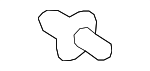 909130174 - Body: Cowl Side Panel Clip for Subaru Image