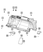 7FH74TX7AA - Interior Trim: Grocery Hook for Mopar Image