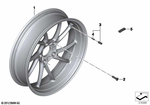 36318556340 - : Rear Wheel - 5.5X17 for BMW-Motorrad Image