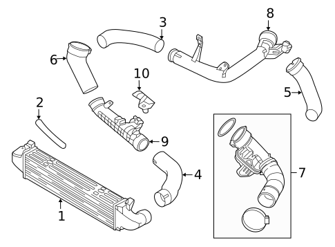 Intercooler for 2018 Volvo V60 #0