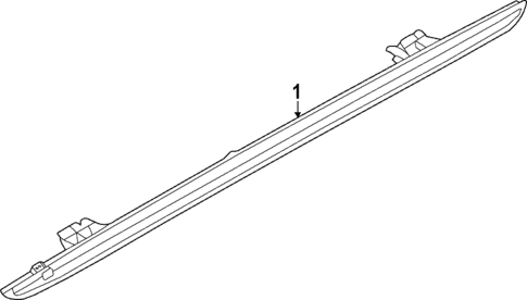 High Mounted Stop Lamp for 2022 Audi RS3 #0