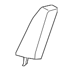 82150TRTA01ZD - : 2018-2021 Honda Clarity - Seat-Back Assembly R Rear Side *YR587L* (Leather) (White Ivory) for Honda: Clarity Image