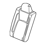 82527TRVA01 - : 2018-2021 Honda Clarity - Pad L Rear Seat-Back for Honda: Clarity Image