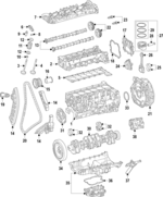 2560102104 - Engine: Cylinder Head for Mercedes-Benz Image