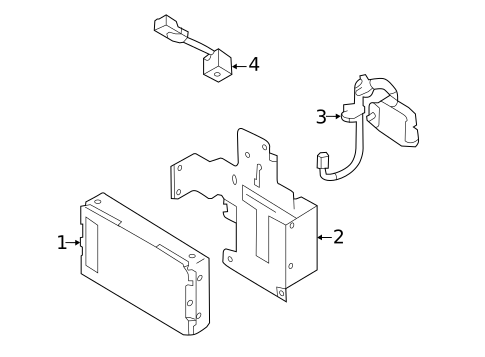 Communication System Components for 2012 Nissan Quest #0