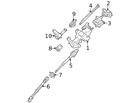 Steering, Gear & Related Components for 2010 Ford F-150 #0