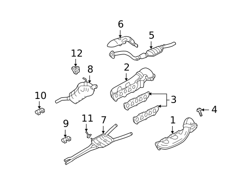 Catalytic Converter for 2002 Audi A6 Quattro #0