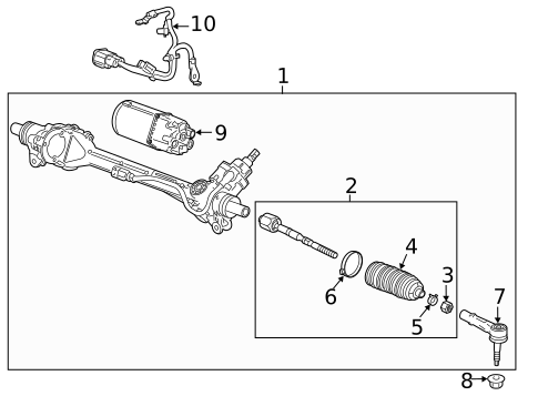 Steering Gear & Linkage for 2020 Chevrolet Corvette #0