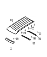 55360761AD - Body Sheet Metal Except Doors: Roof Panel for Mopar Image
