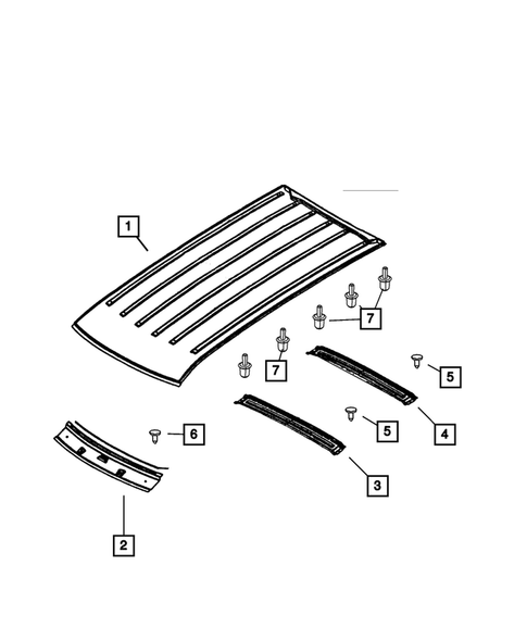Roof Panels for 2007 Dodge Nitro #0