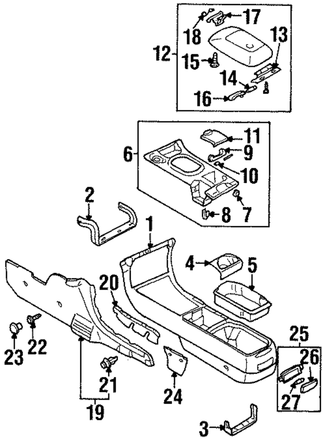 MR330438 - Body: Console Cup Holder for Mopar Image